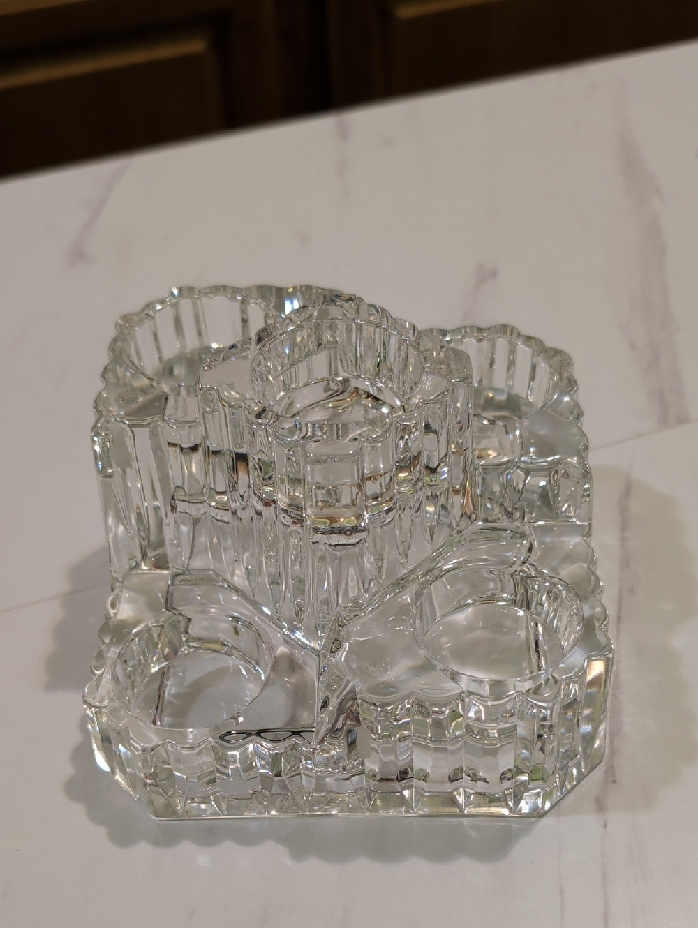 PartyLite Lead Crystal Candle Holder